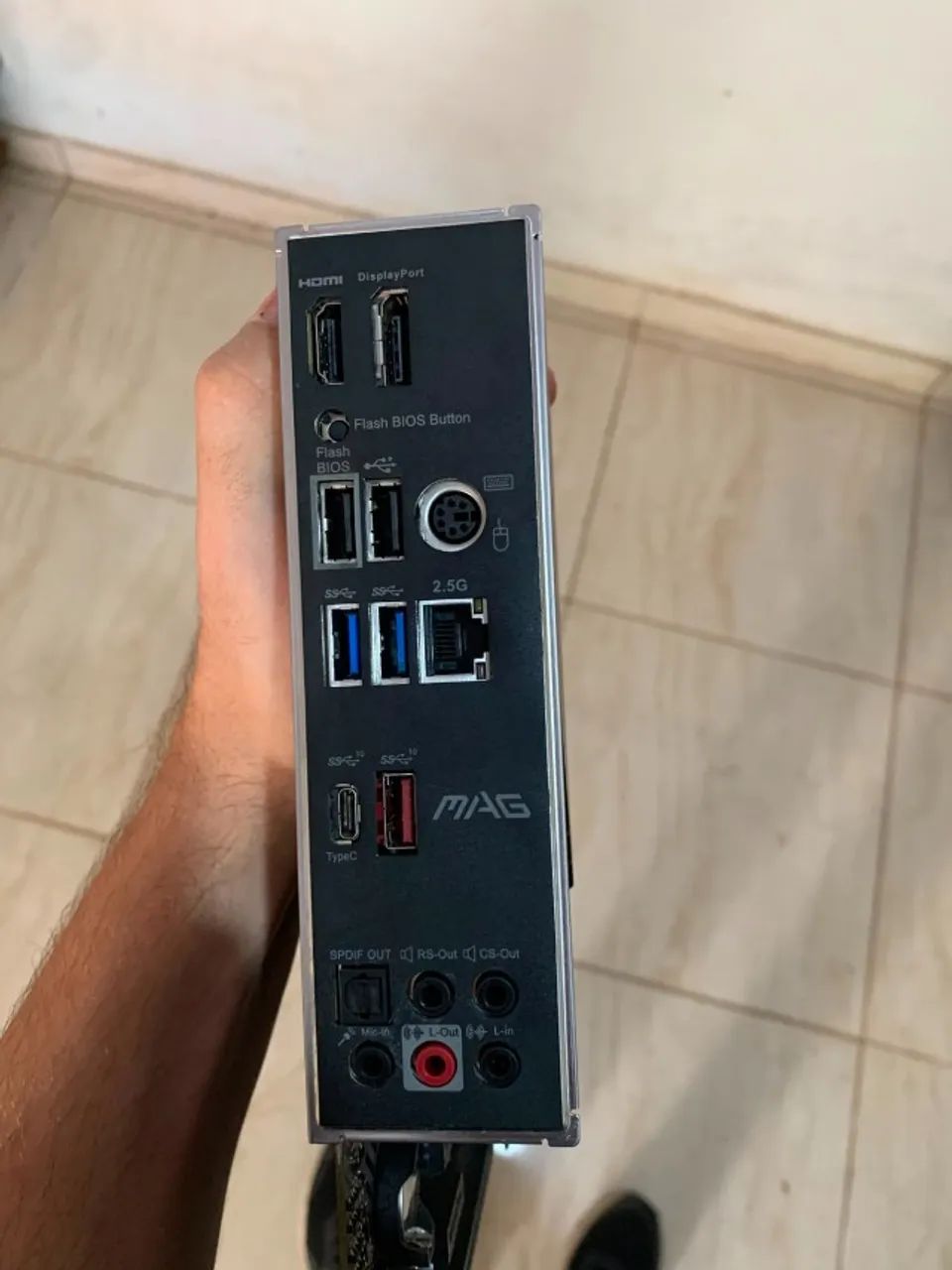B550M MSI MORTAR C/ Caixa e Acessórios. **LEIA DESCRIÇÃO** - Foto 5
