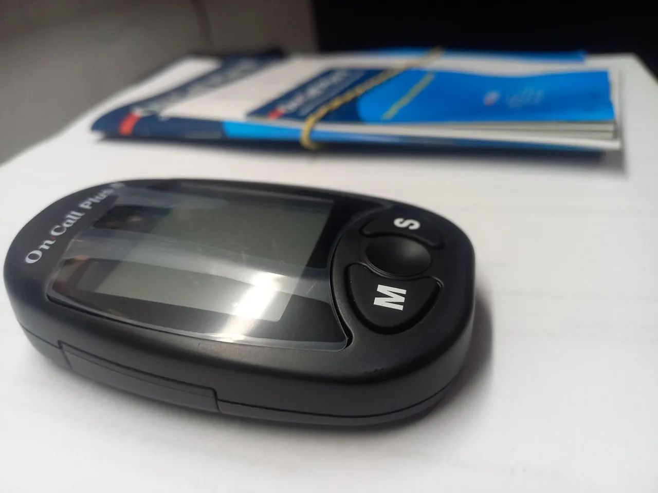 APARELHO MEDIDOR DE GLICOSE GLICEMIA ON CALL PLUS 2 NOVO NUNCA USADO - Foto 4