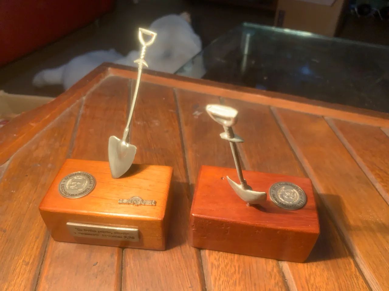 Dois troféus ou peças comemorativas personalizadas - Foto 5