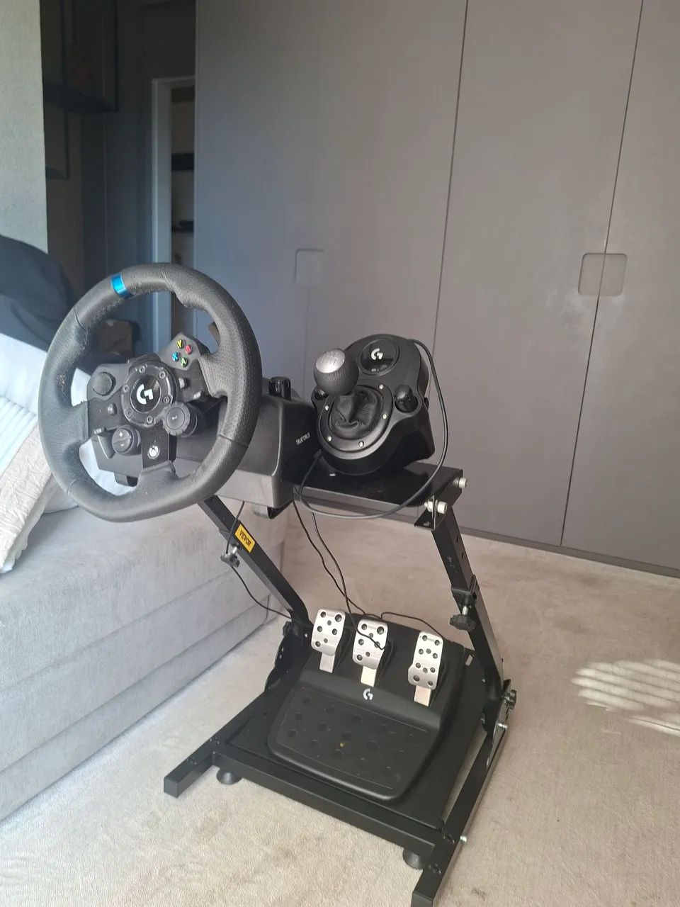 Logitech G923 (Pc e Xbox) + Cambio Logitech + Cockpit Vevor - Foto 3