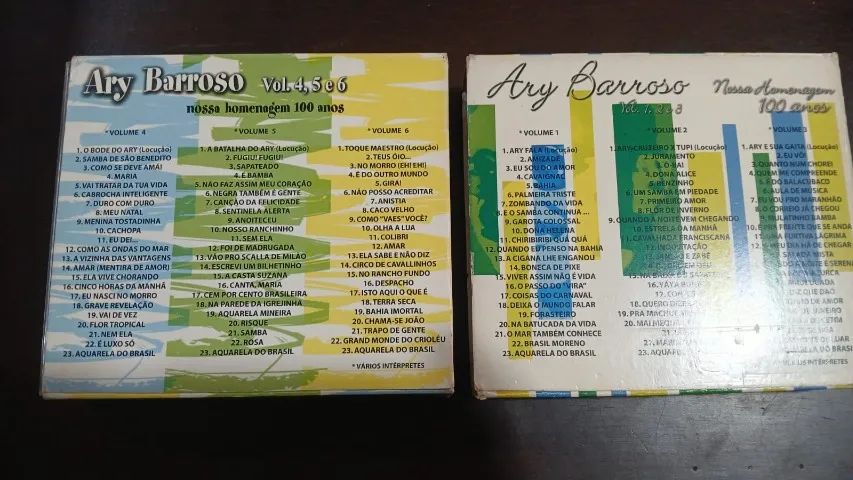 2 Box Revivendo Ary Barroso  6 CDs - Foto 3