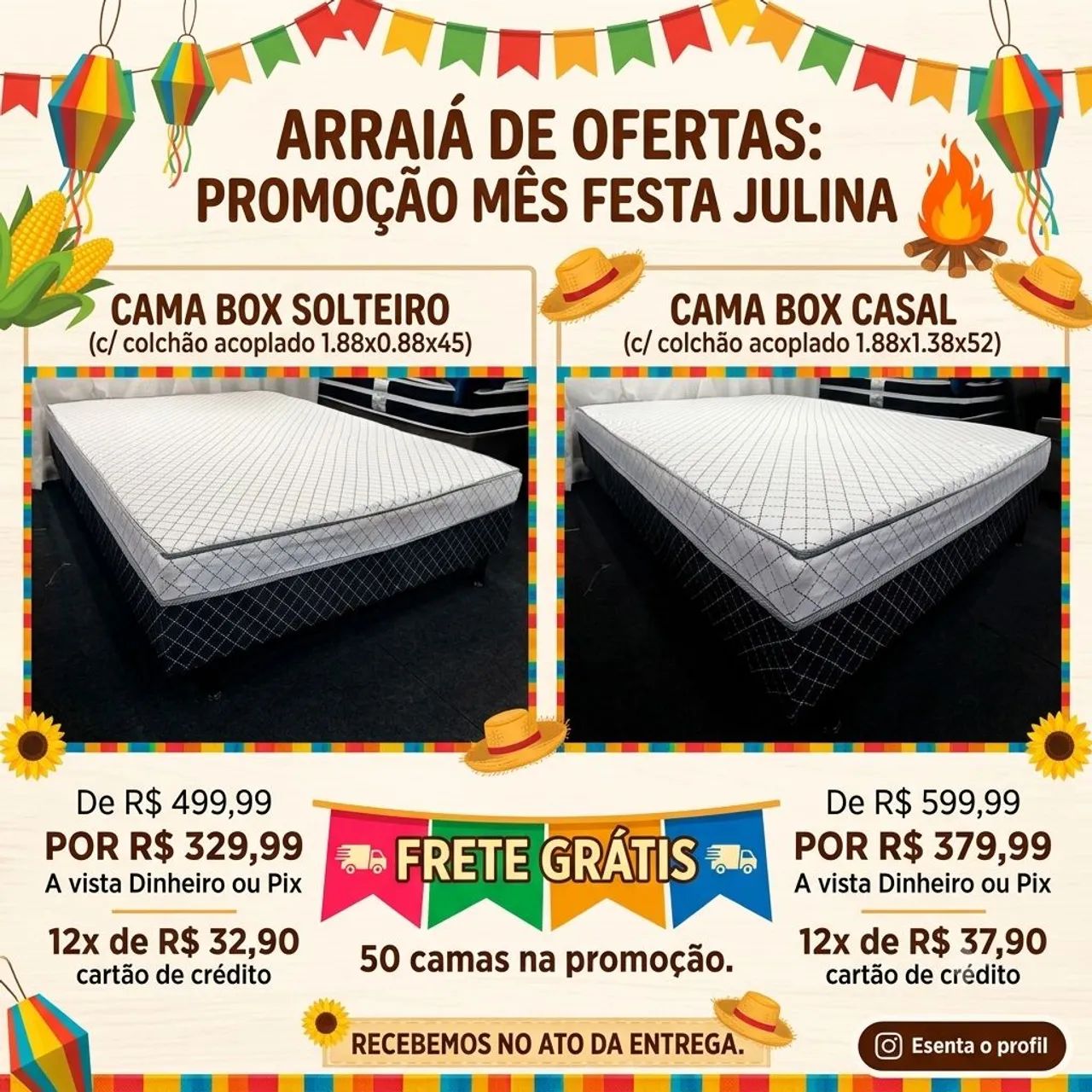 Camas box casal 