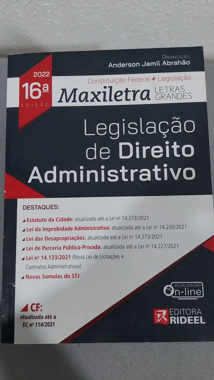 Legislação de Direito Administrativo - Maxiletra (16ª Edição - 2022)          