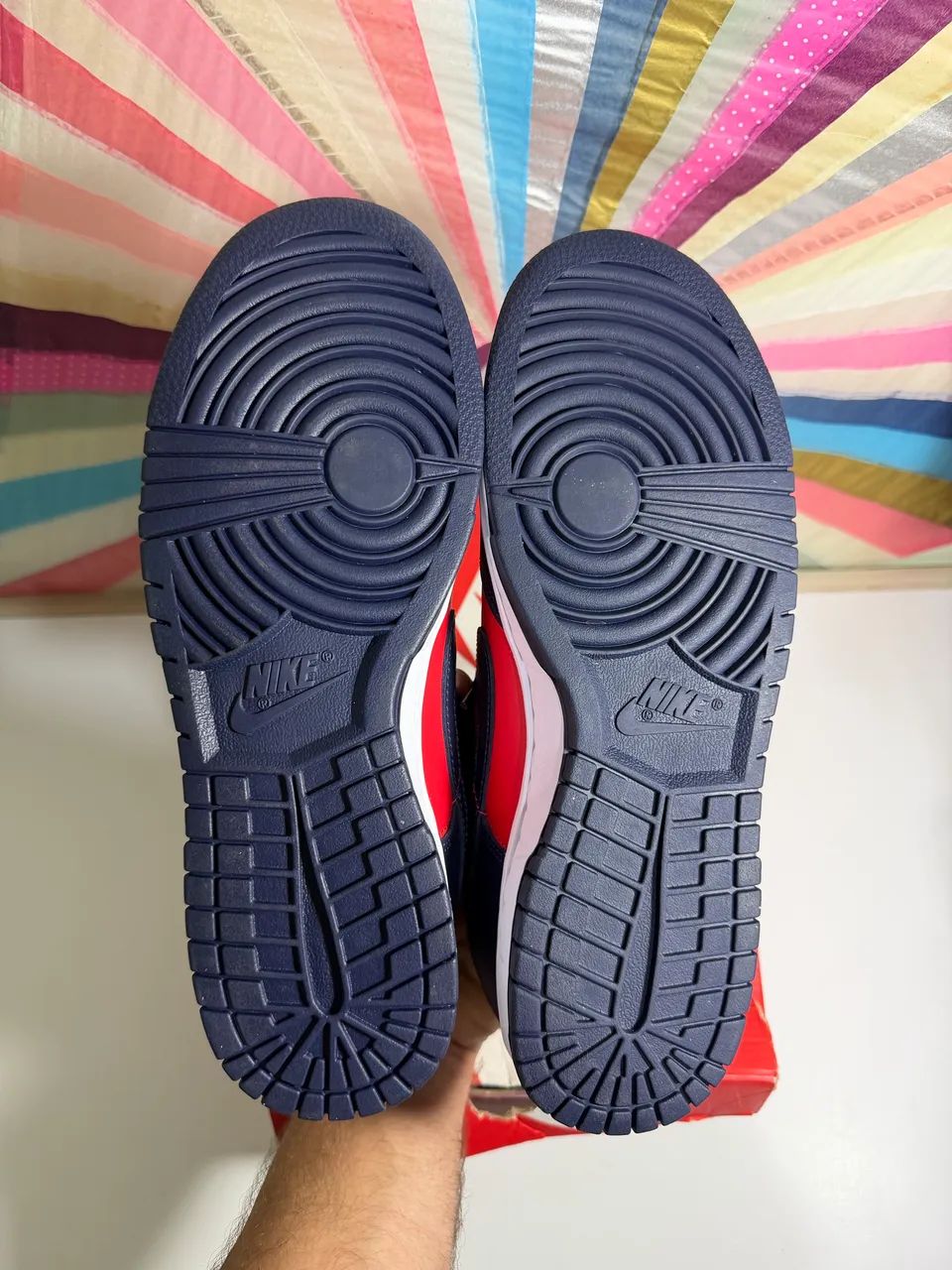 Nike Dunk Low Navy Red - Foto 4