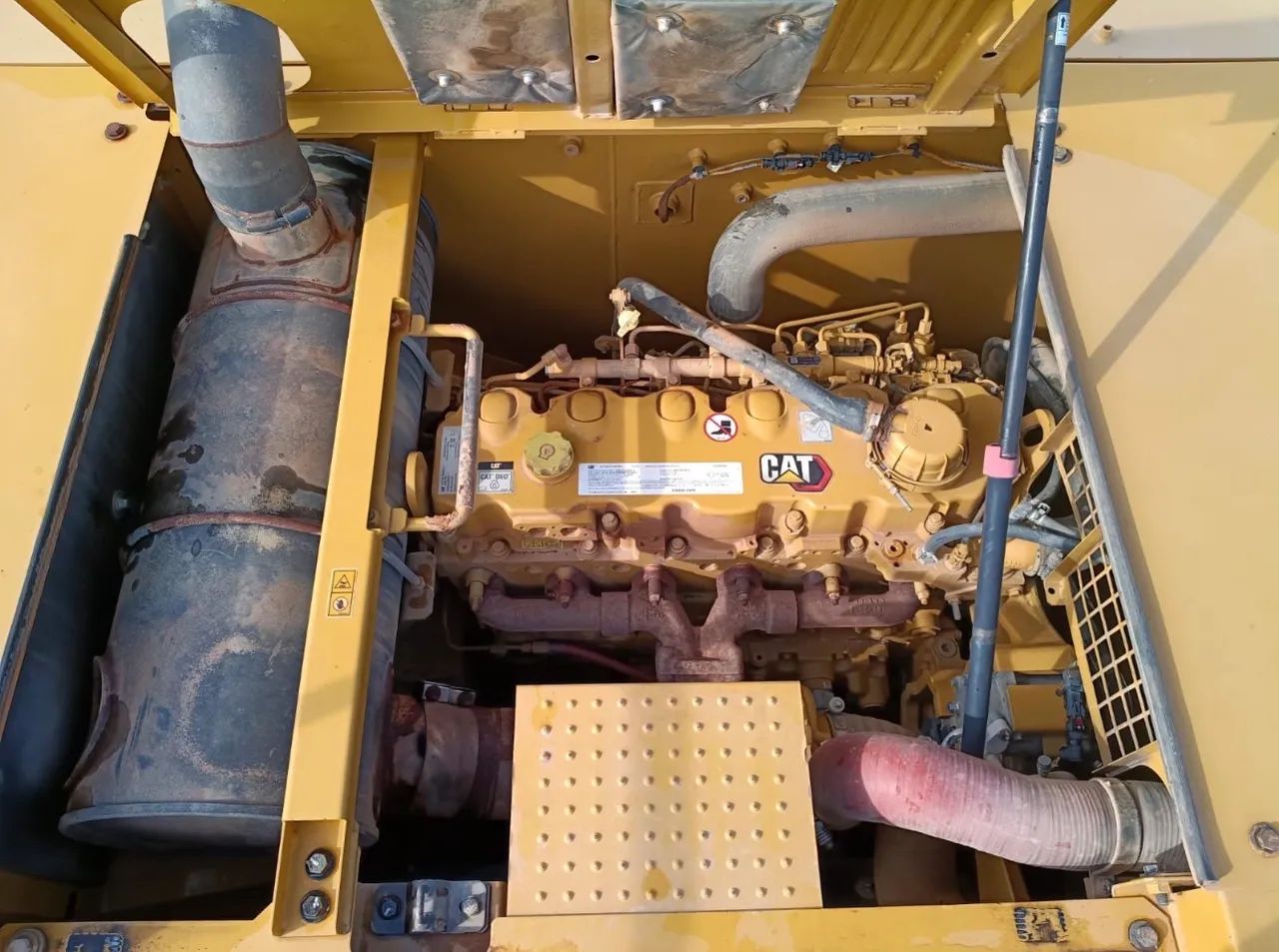 Escavadeira Caterpillar 345GC ano 2020 com 7.300 horas e concha grande, em MG - Foto 6