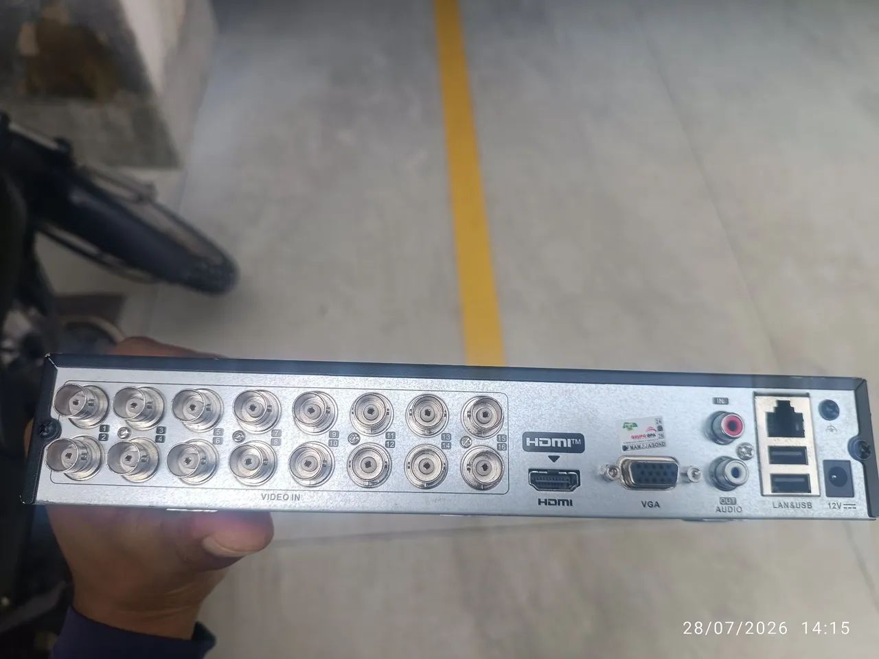 DVR HILOOK 16 CANAIS COM HD DE 2TB