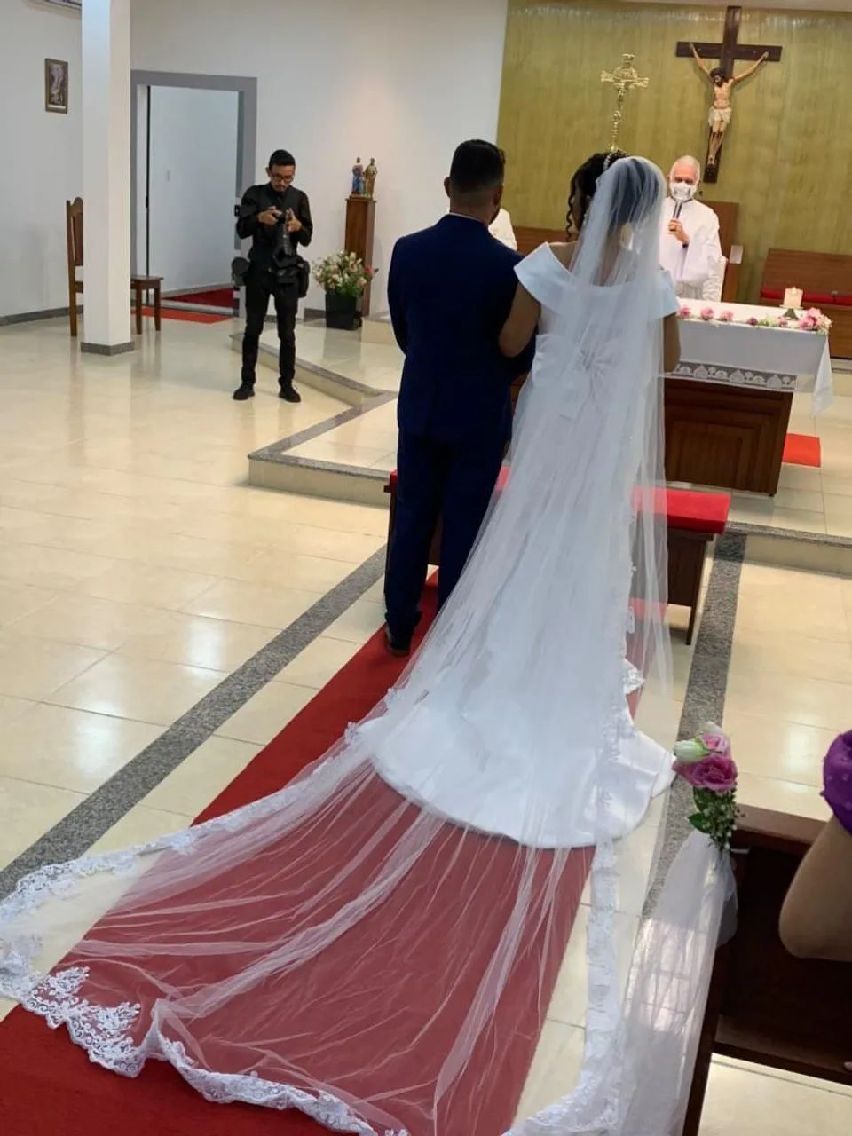 Lindo vestido de noiva  - Foto 3