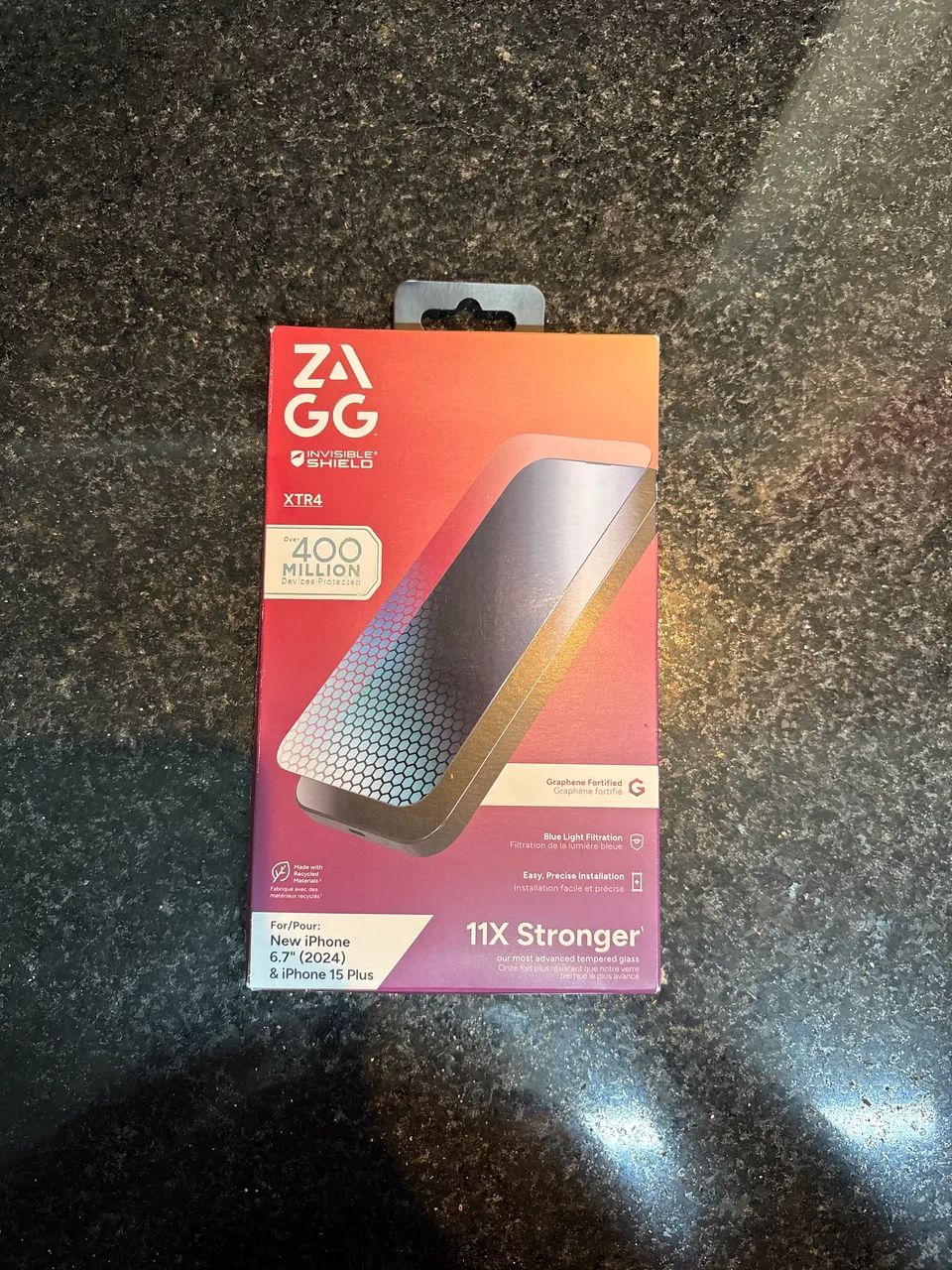 Película protetora para iPhone 15 Plus e 16 Plus ZAGG Invisible Shield 