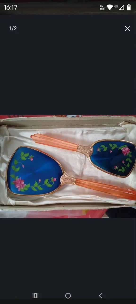 Kit escova e pente antiguidades 