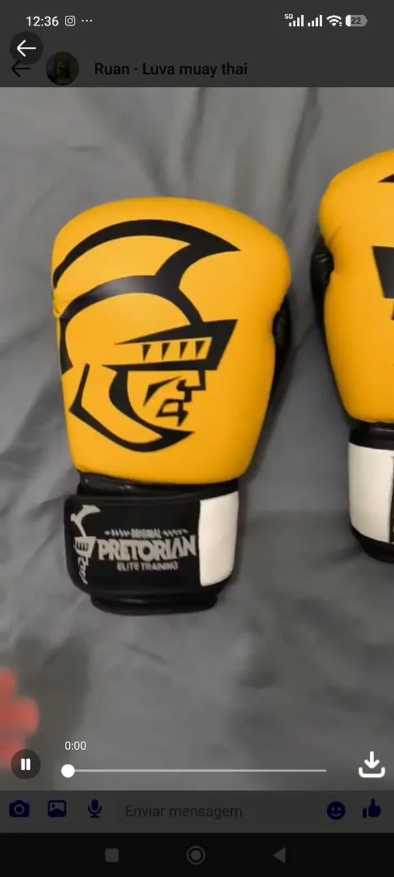 Luva may Thay/boxe - Foto 2