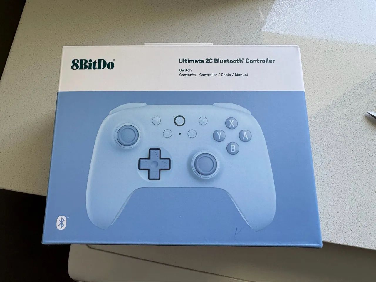 Controle 8BitDo Ultimate 2C Bluetooth Switch 1&2 Lacrado Azul  - Foto 3