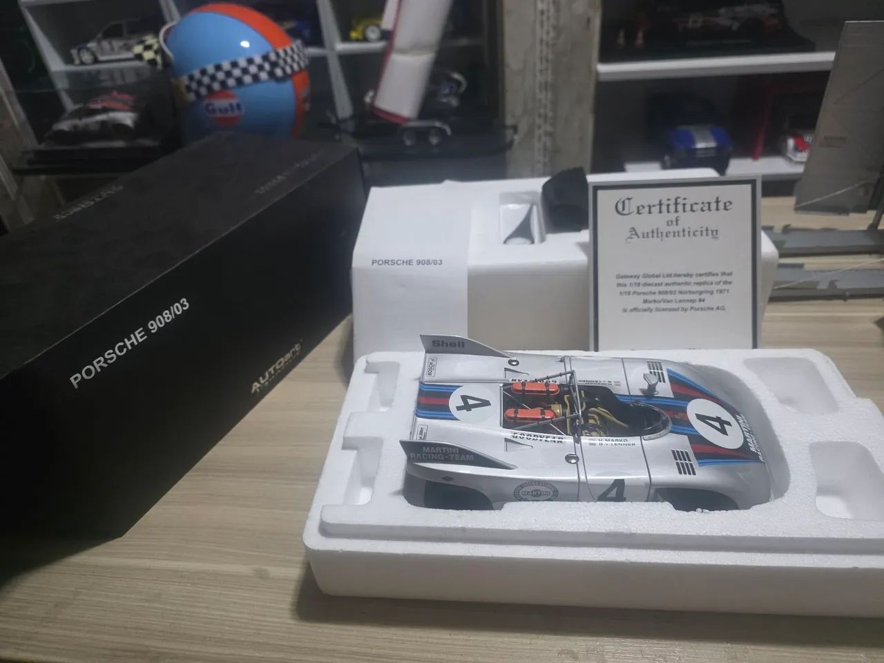 AUTOart 1/18 Porsche 908/03 ミニカー AUTOart 1/18 Porsche 908/03 ミニカー Miniatura 1:18 autoart