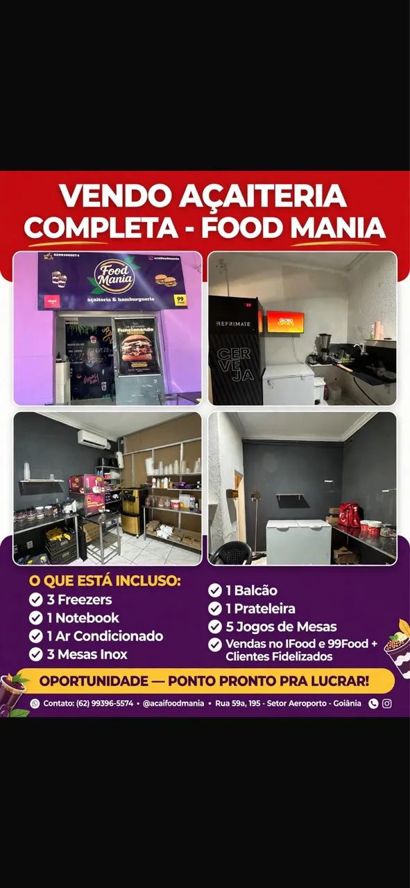 Passa o ponto Açaiteria delivery 