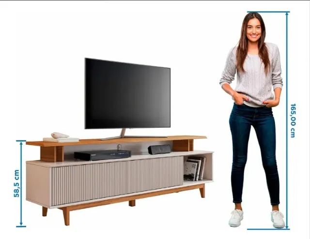 Super Rack para sua tv de ate 70 polegadas ! Entrega e montagem por nossa conta !  - Foto 4