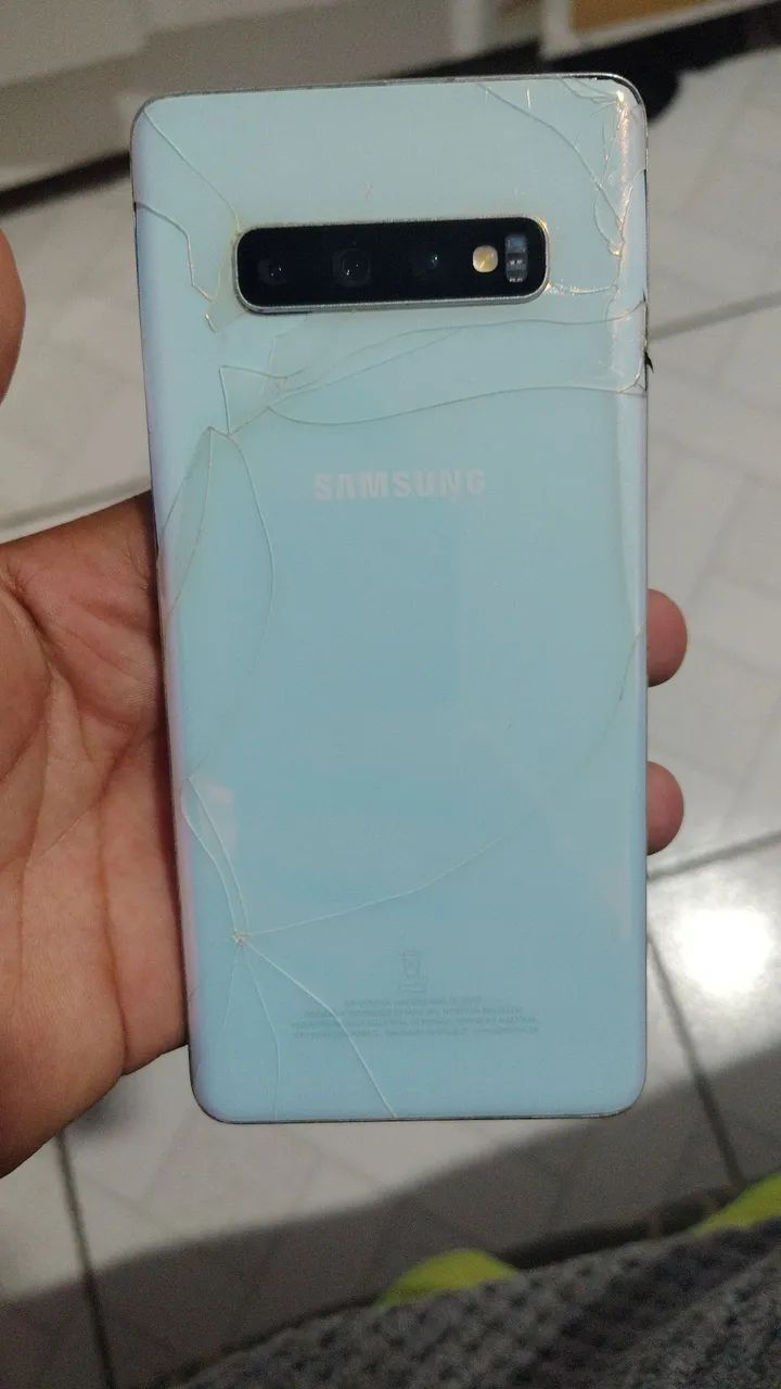S10+ de 128gb e 8 de ram usado - Foto 3