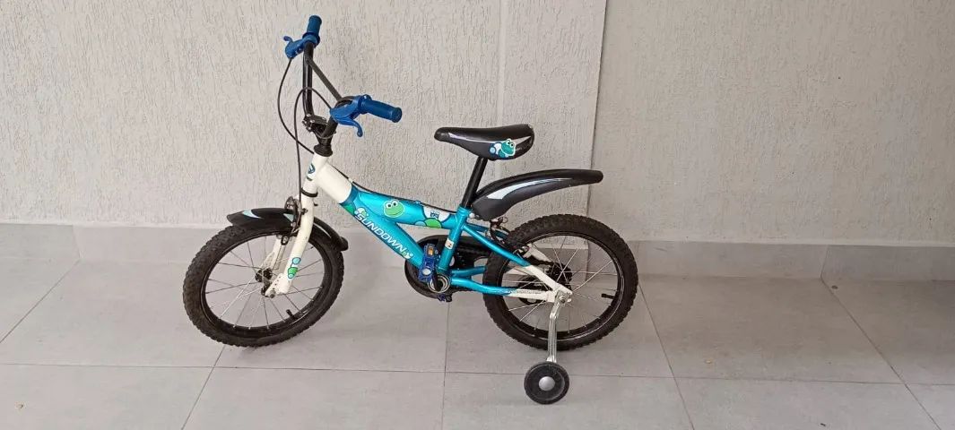 Bicicleta Sundown Aro 16 usada - Foto 5