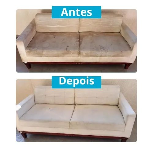 Higienização de sofá 