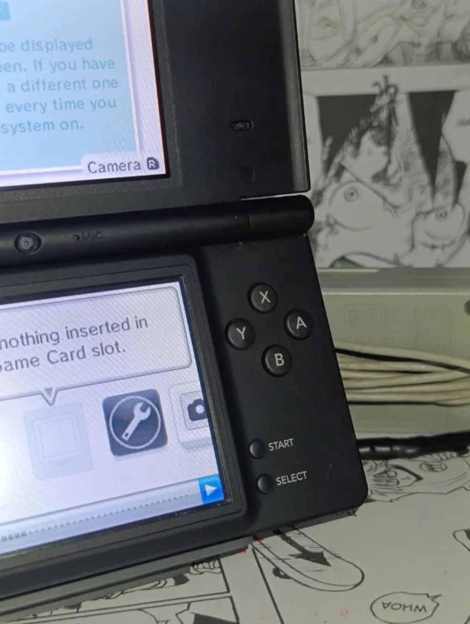 Console Nintendo DSi Preto Completo Telas Impecáveis - Peças e