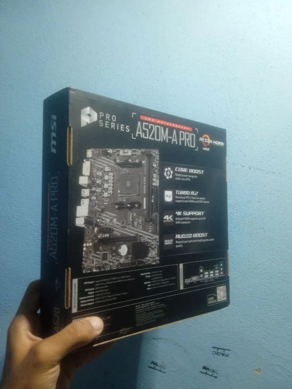 Vendo placa mãe msi A520 AM4 - Foto 2