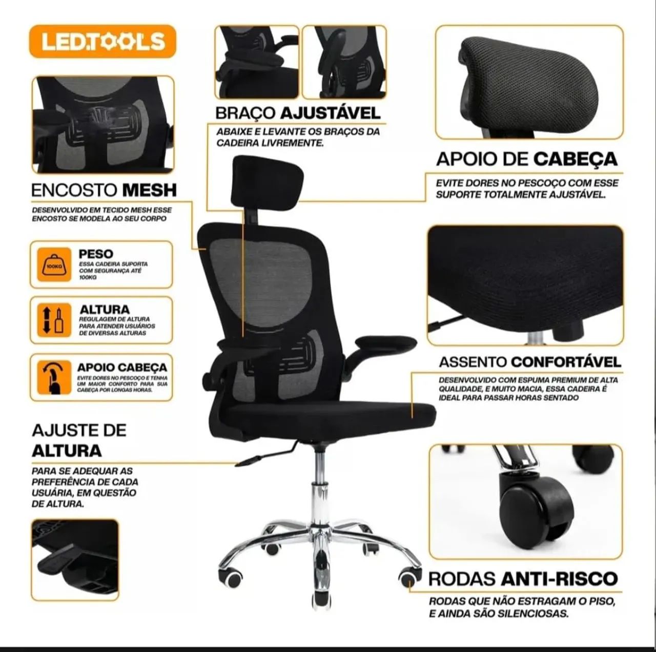 Cadeira executiva - Foto 4