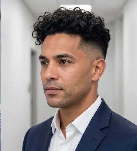 Prótese Capilar Masculina Cacheada - Cabelo Natural  - Foto 4