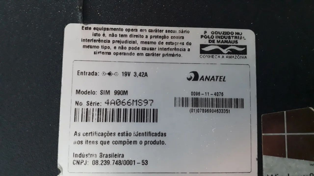 Vendo notebook positivo Sim 2 - Foto 3
