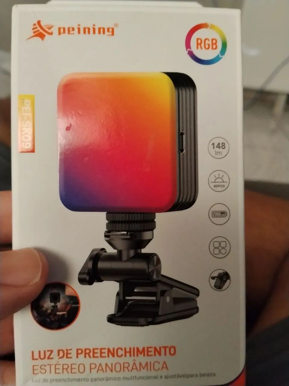 Luz de Preenchimento para Cameras Lives