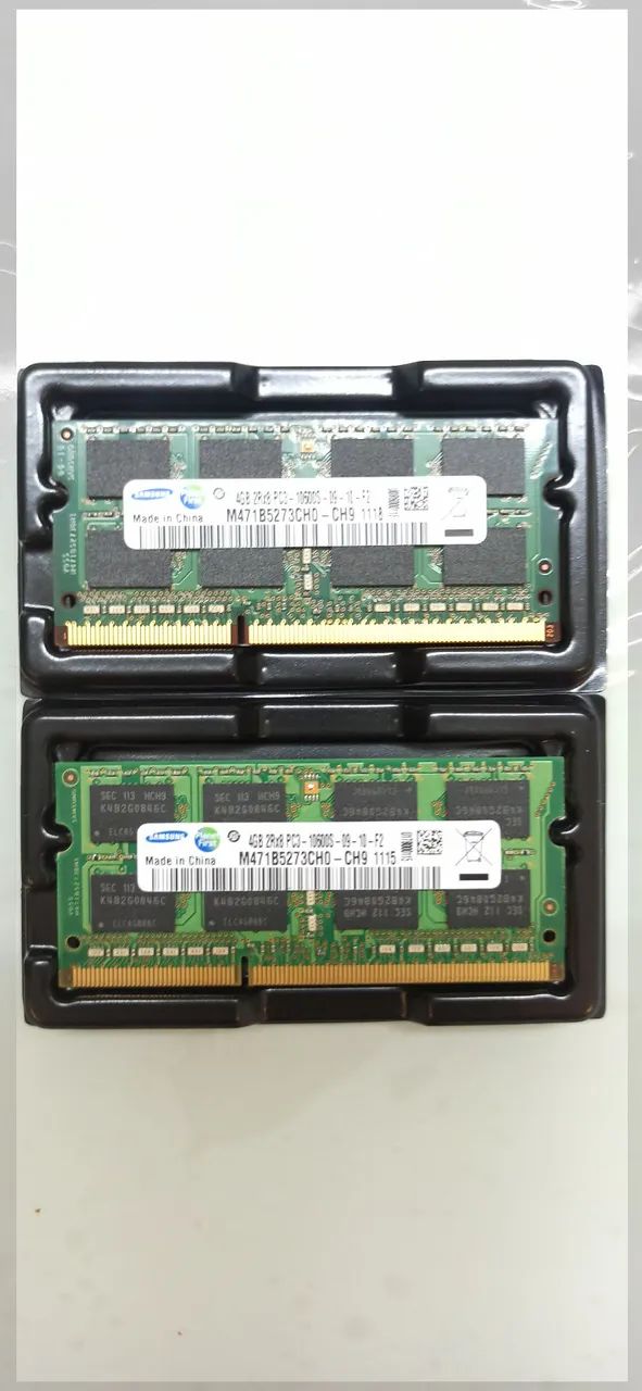 Memória Ram Notebook - 2X - 4GB