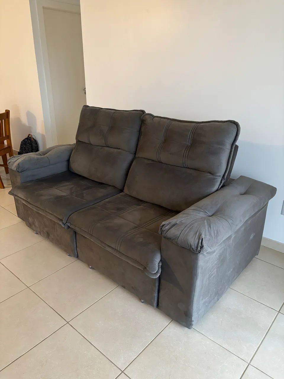 Sofá retrátil 2 lugares 