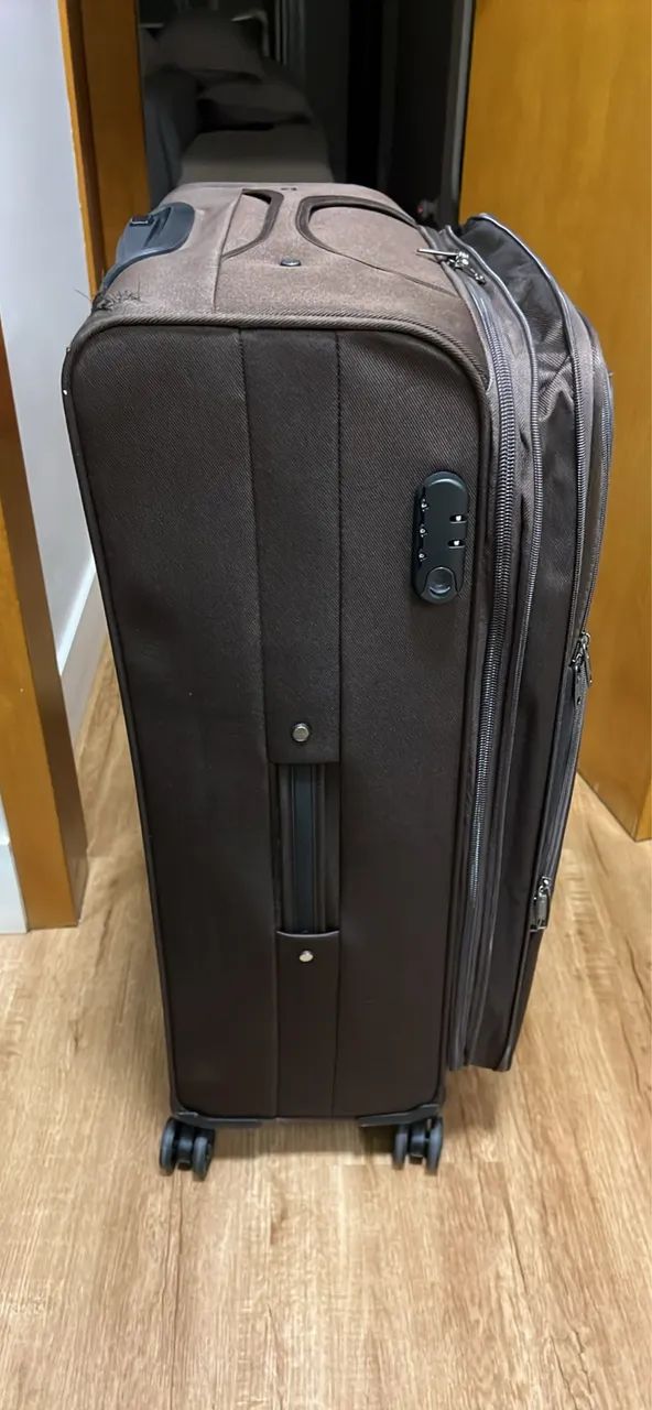 Mala Viagem 32kg - Marrom - Foto 2