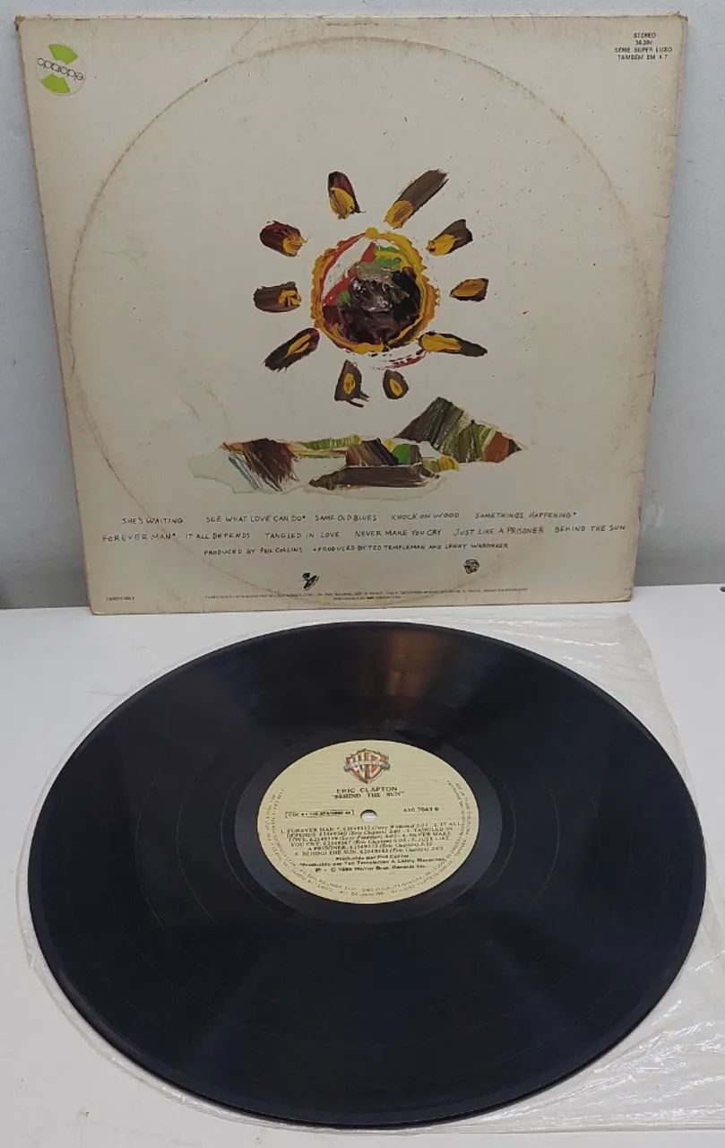 Lp Disco de Vinil - Eric Clapton - Behind the Sun - 1985 - Foto 2