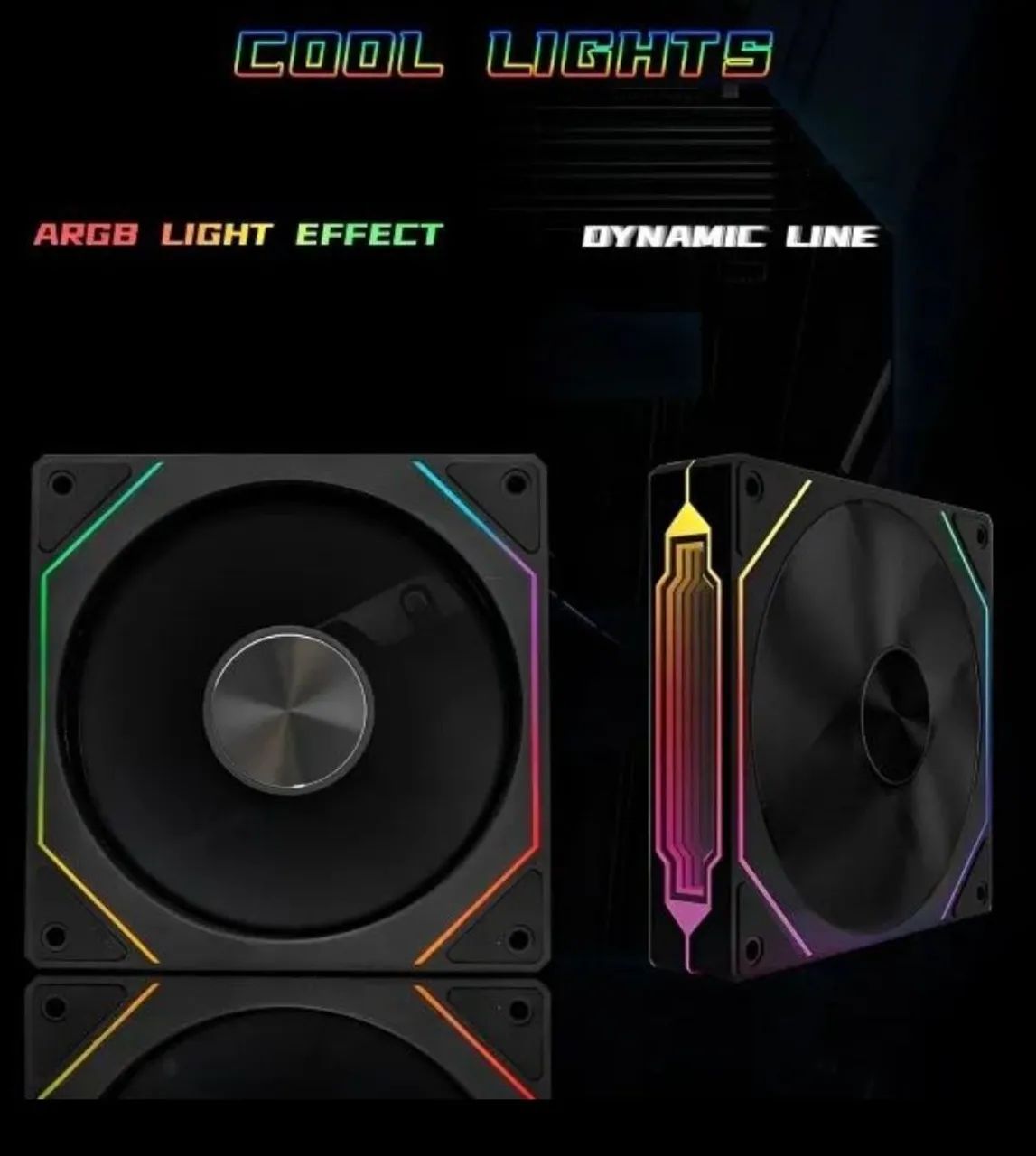 Kit 10 fans Prism 4rs pretas