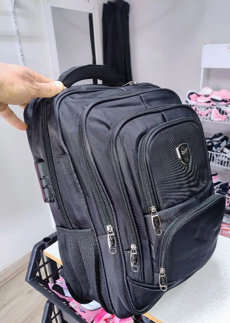 Mochila grande impermeável notebook  - Foto 3