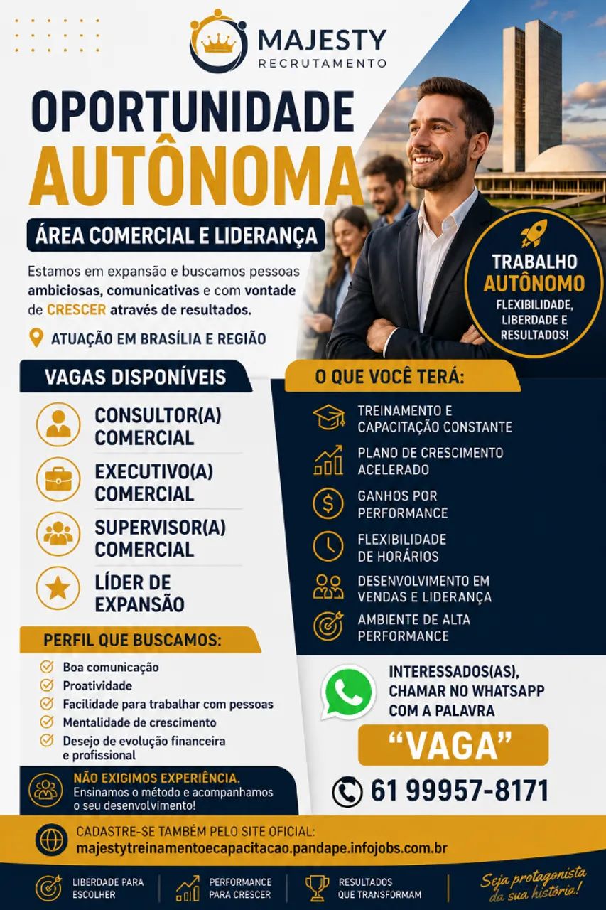 Oportunidade Comercial Brasilia