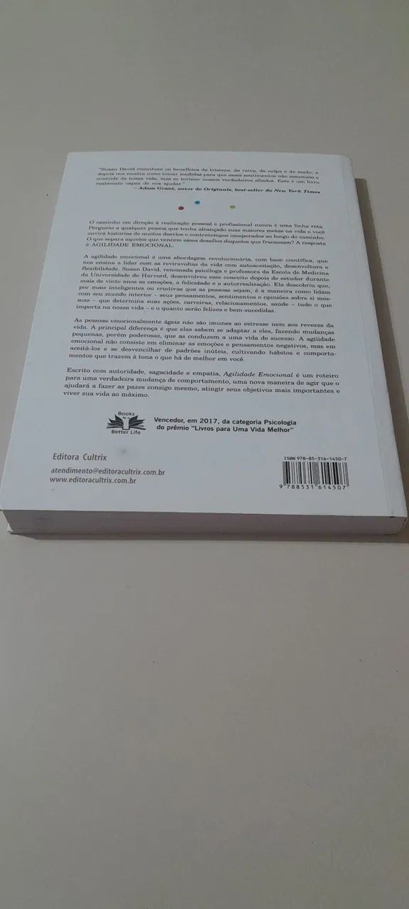 Livro: Agilidade Emocional - Susan David - Foto 3