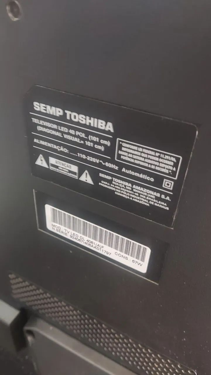 Tv Semp 40 polegadas  - Foto 2