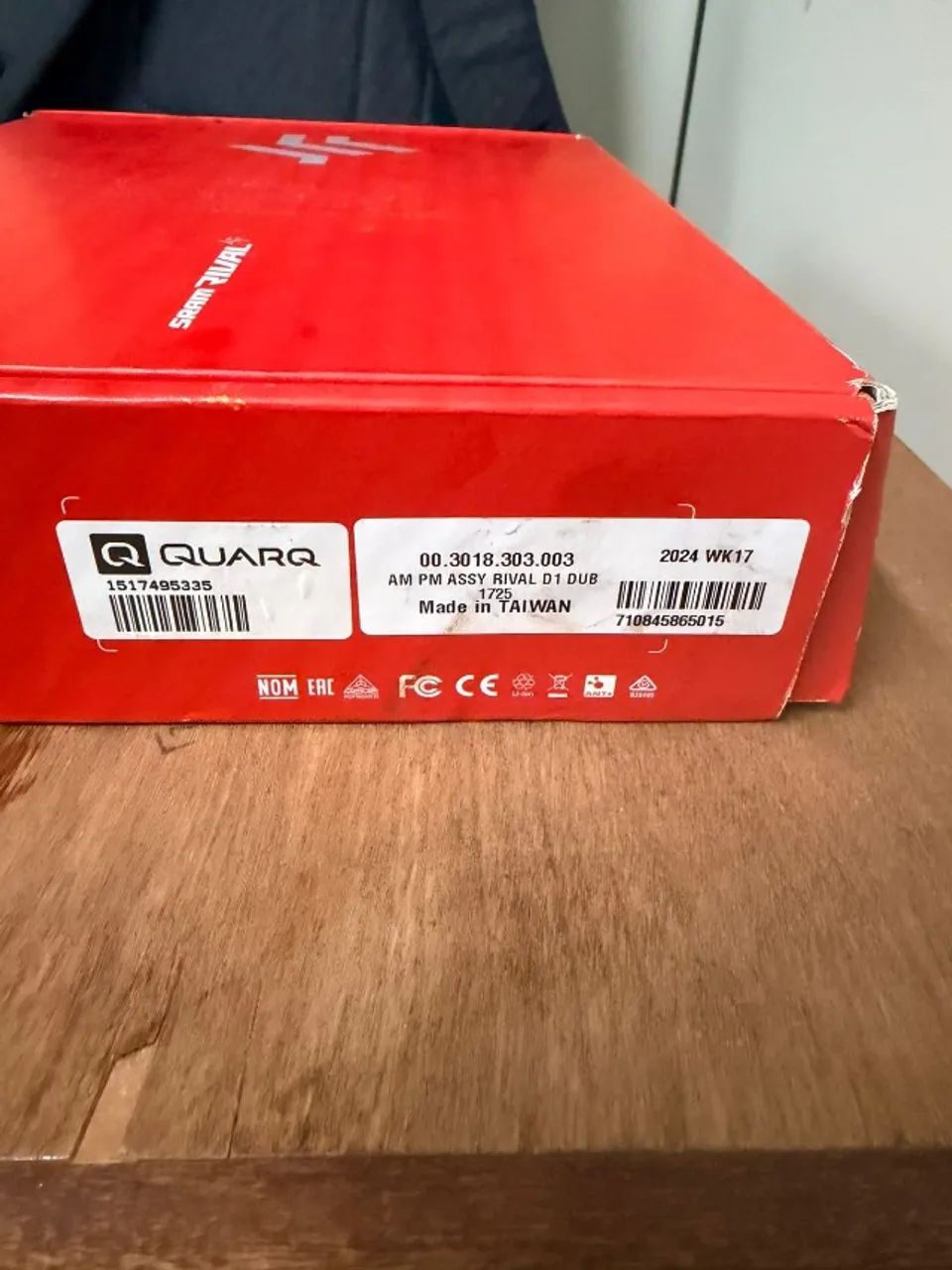 Pedivela Manivela Esquerda com medidor de potência SRAM RIVAL AXS DUB 172,5mm - Foto 4