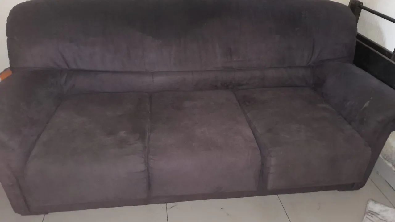 Sofa cama com colchão, LEIA AS OBSERVAÇÕES DO ANÚNCIO. - Foto 2