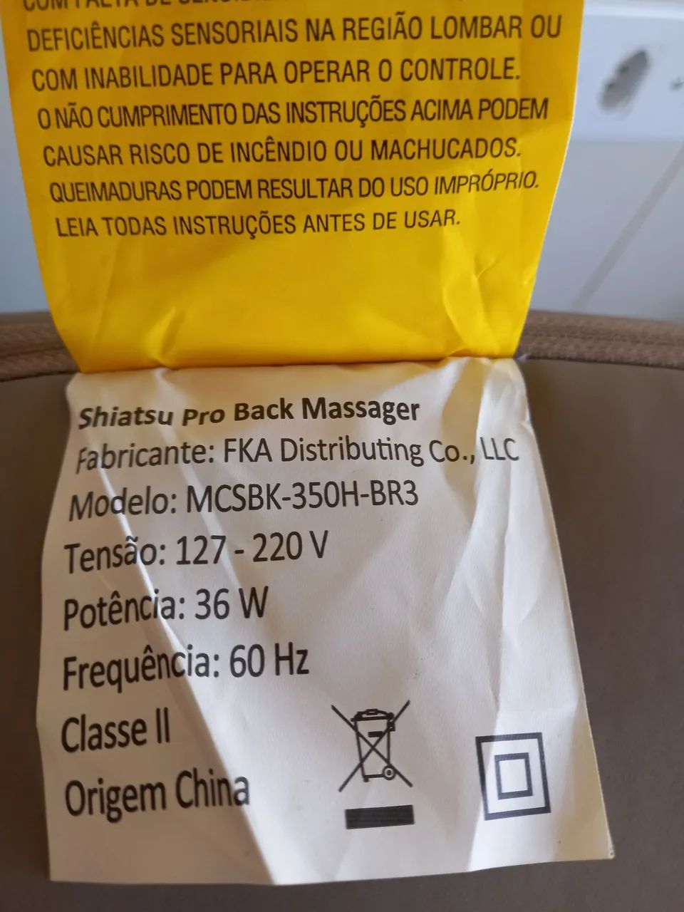 Massageador Shiatsu pro Back da Homedics - Foto 3