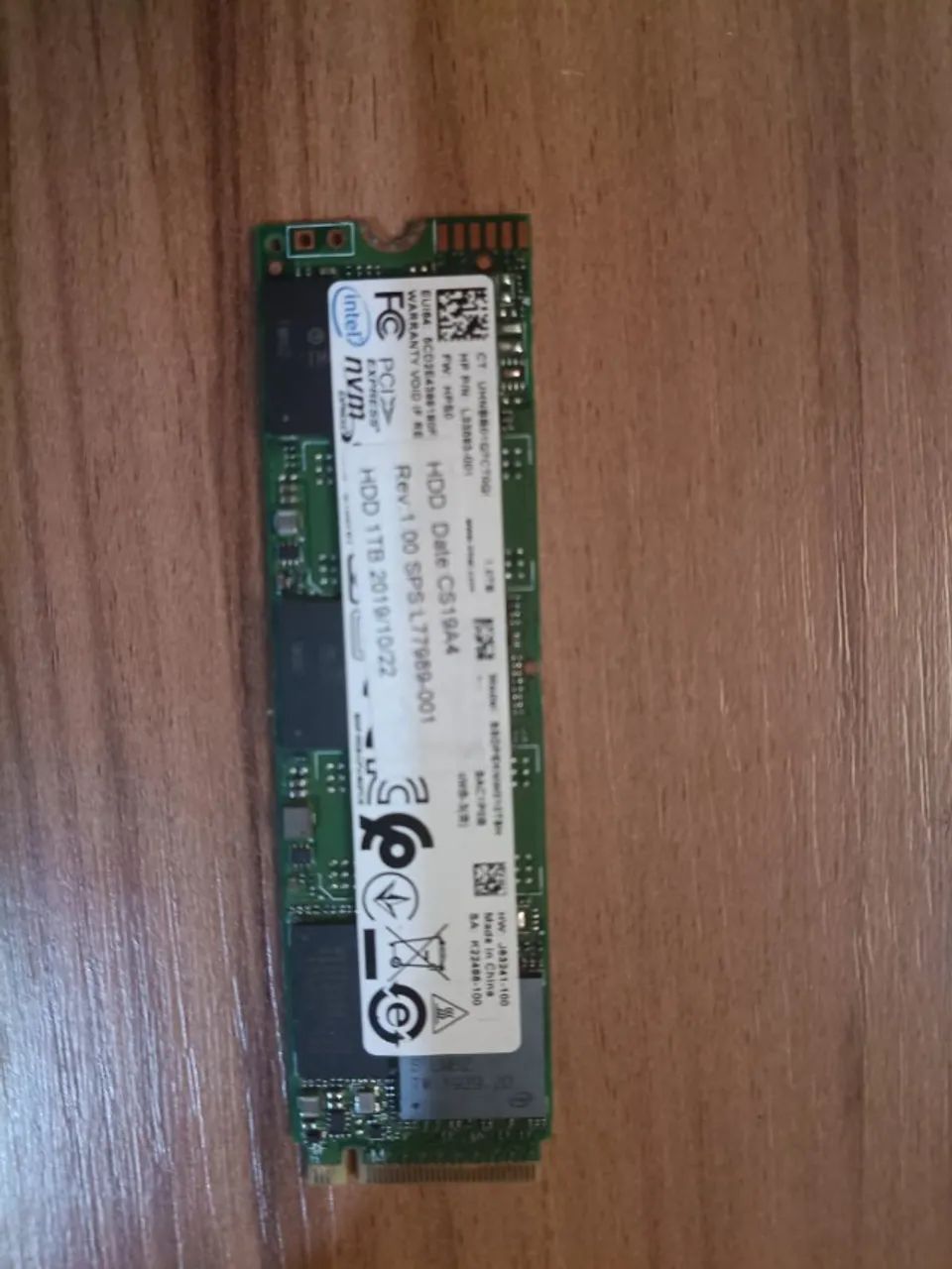 SSD NVME INTEL DE  1TB