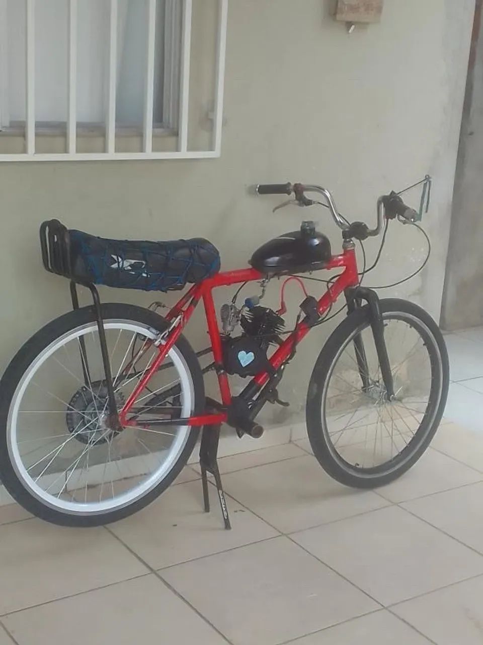 Bicicleta motorizada kit completo motor 80cc