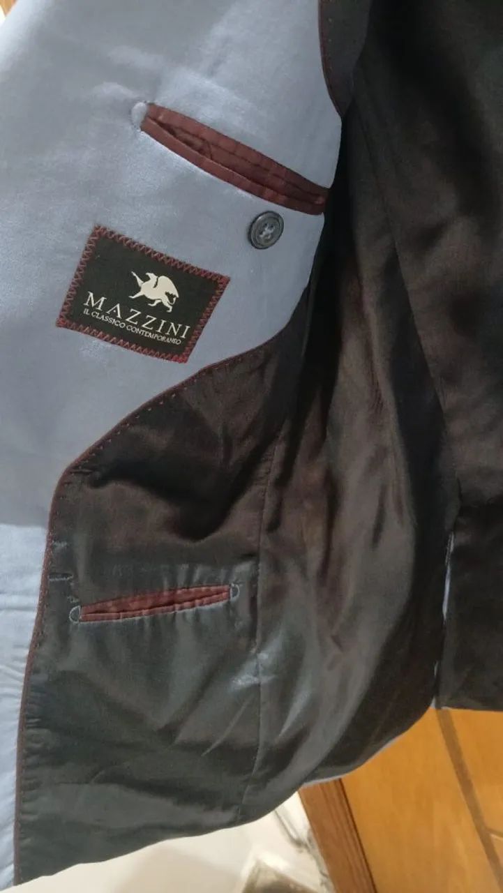 Blazer Mazzini azul claro - Foto 3