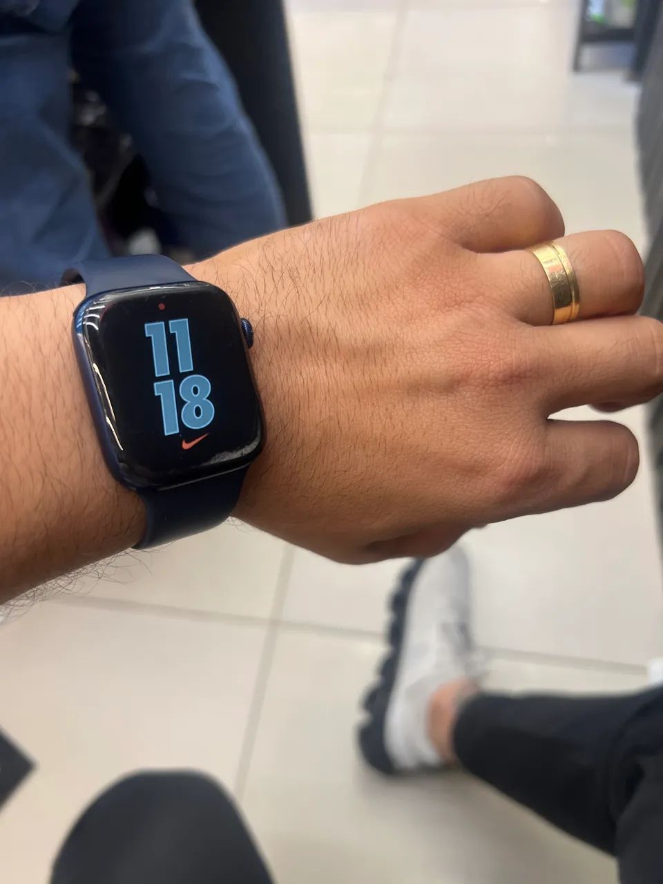 APPLE WATCH SÉRIES 6 44MM AZUL MARINHO 