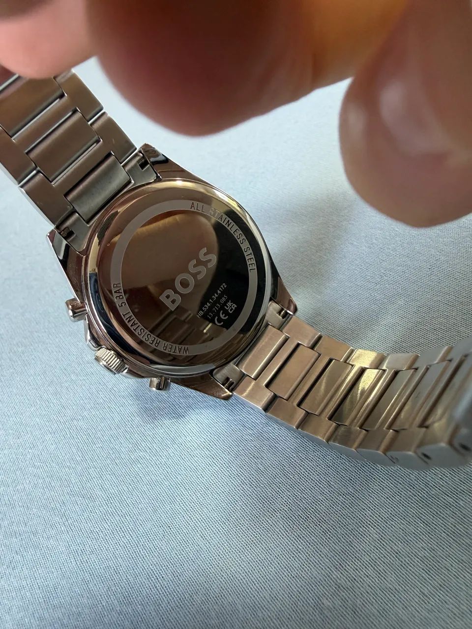 Relógio BOSS Original 41mm Azul - Impecável, Estado de Novo
