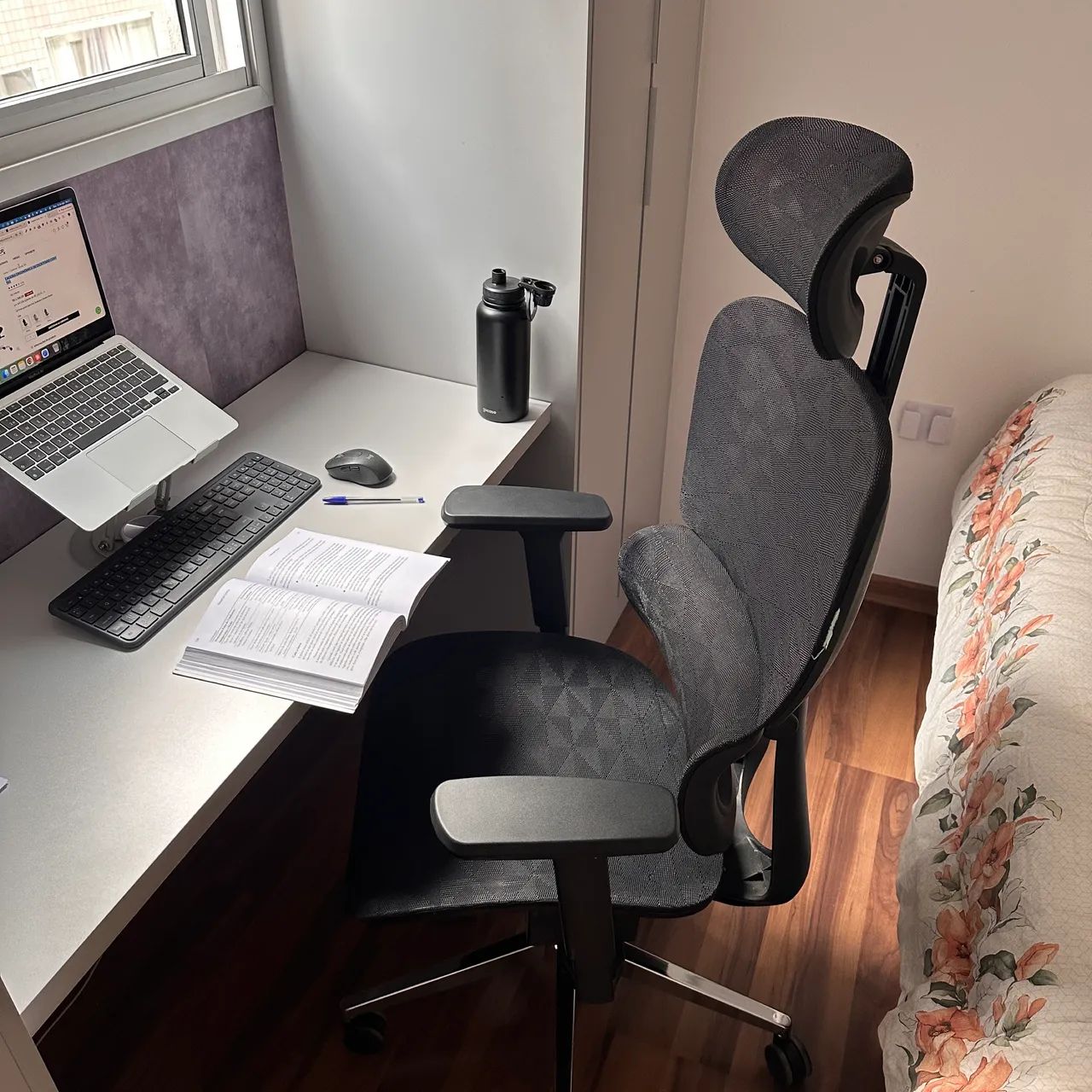 Cadeira ergonômica Cosy T03 Preta  - Foto 2