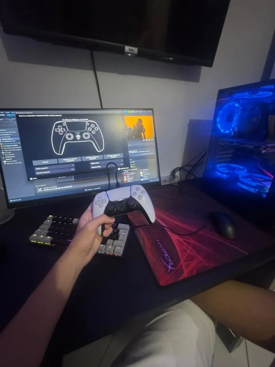 controle de PS5 branco