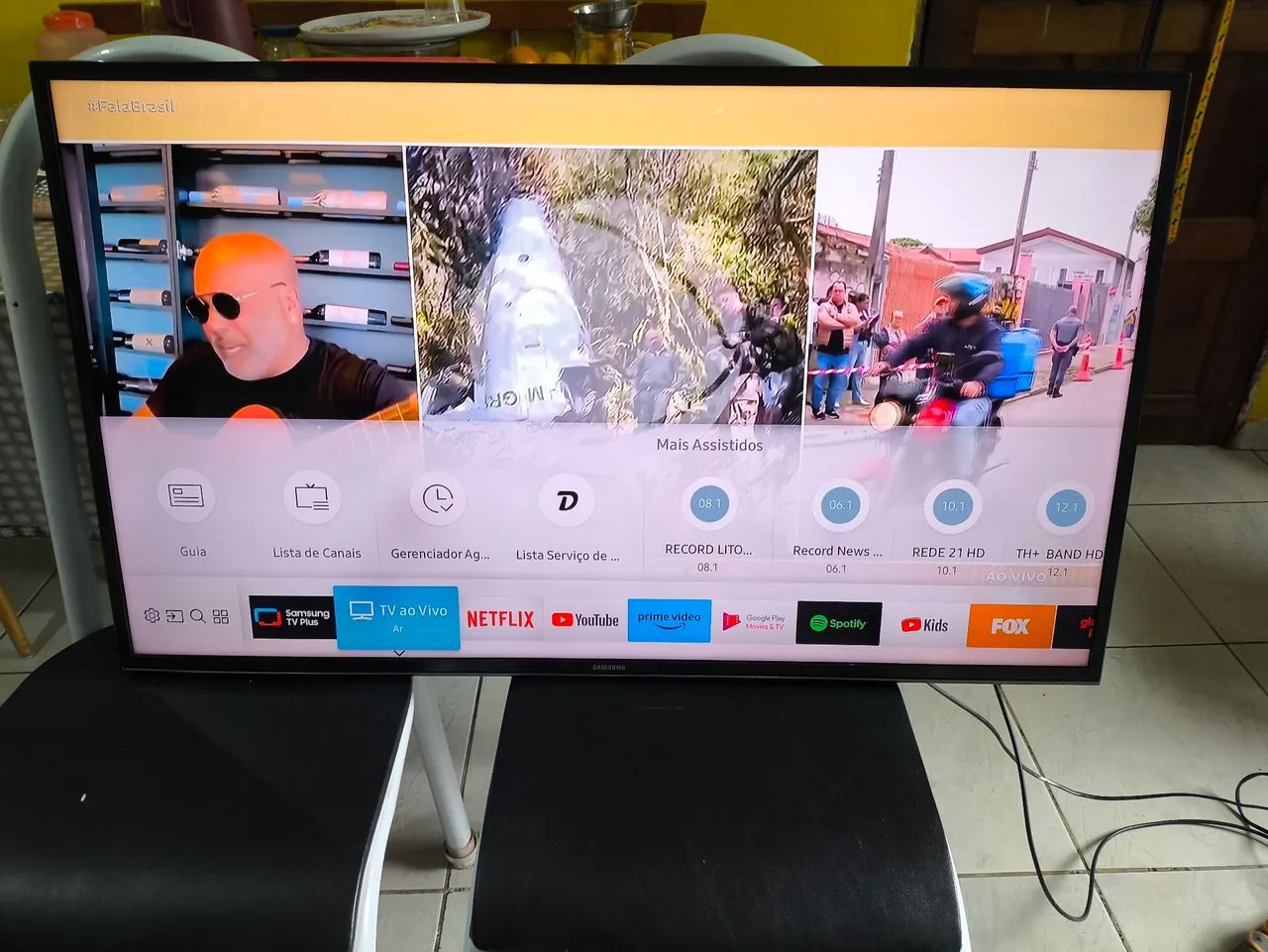 Tv smart 4k Samsung 40 polegadas funcionando perfeitamente  - Foto 4