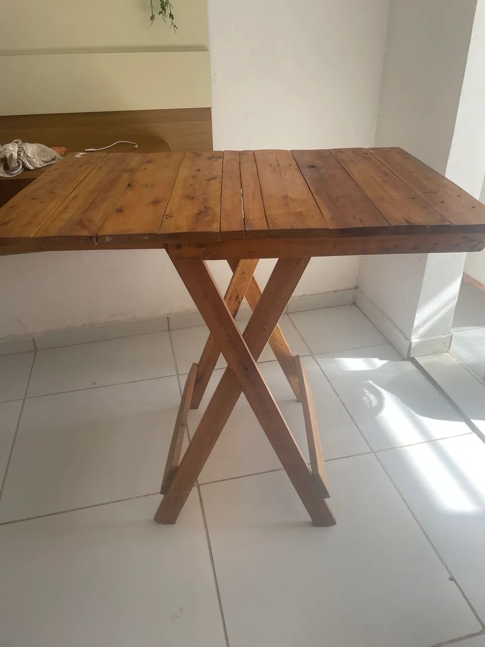 Mesa madeira dobrável  - Foto 2