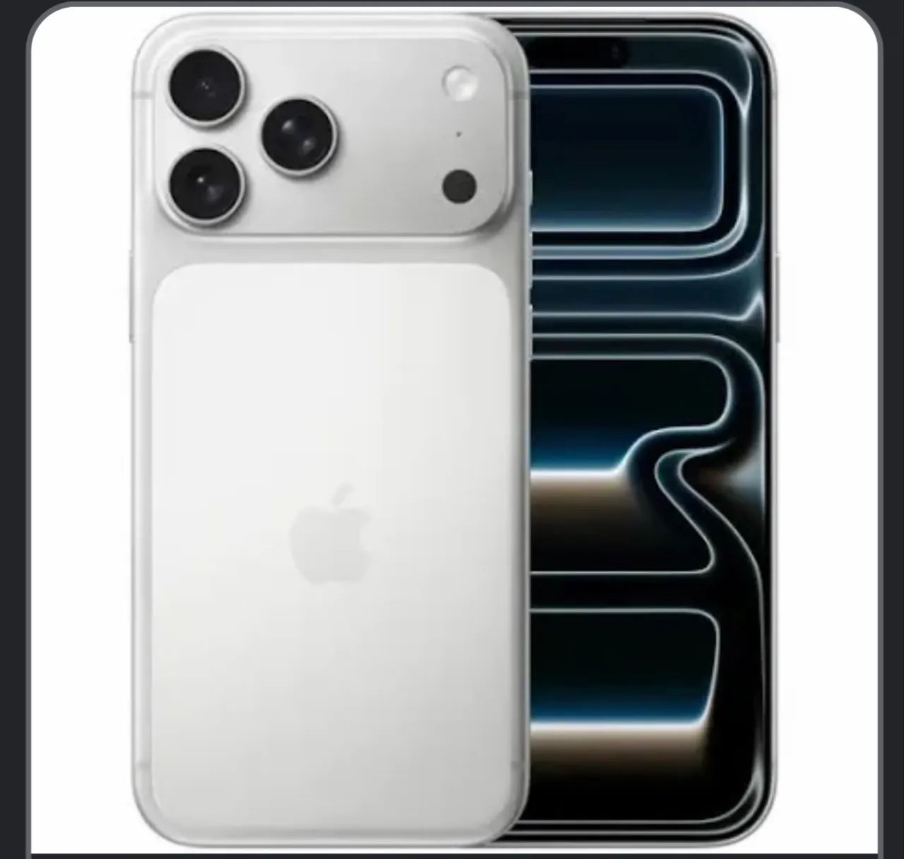 iPhone 17 pro max 256gb prata