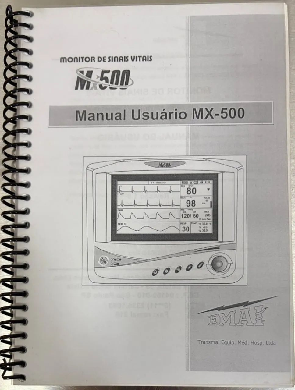Monitor de sinais vitais MX500 - EMAI - Foto 5